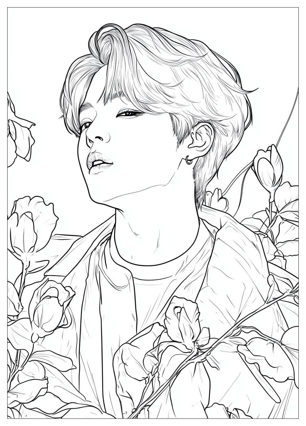 Bts Coloring Pages-5