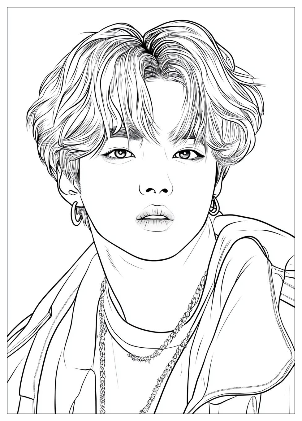 Bts Coloring Pages-6