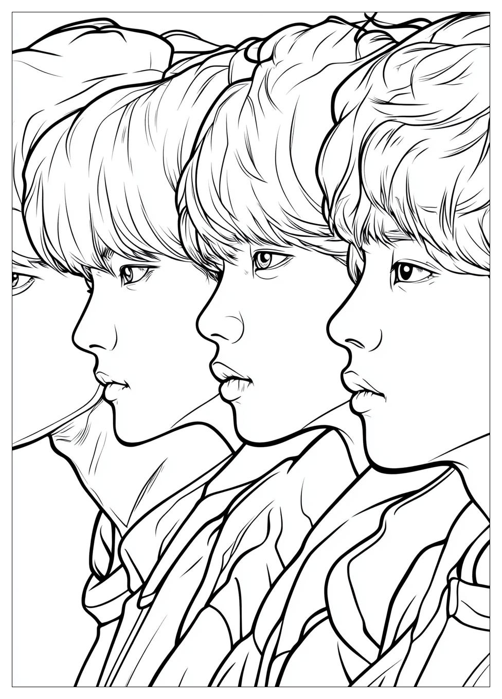 Bts Coloring Pages-7
