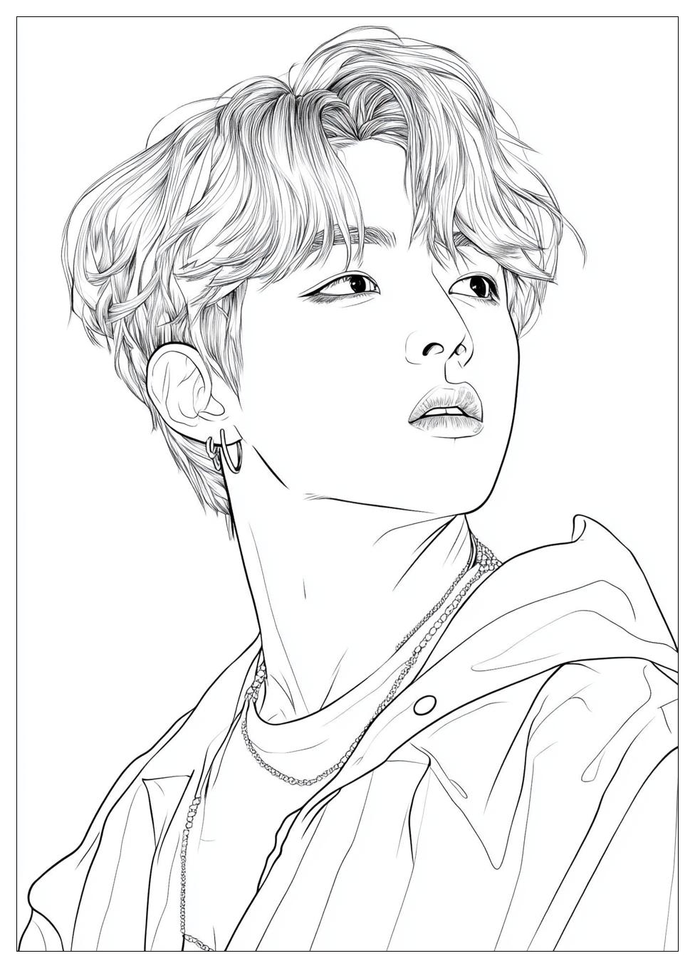 Bts Coloring Pages-8