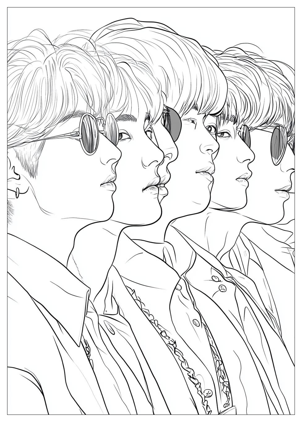 Bts Coloring Pages-9