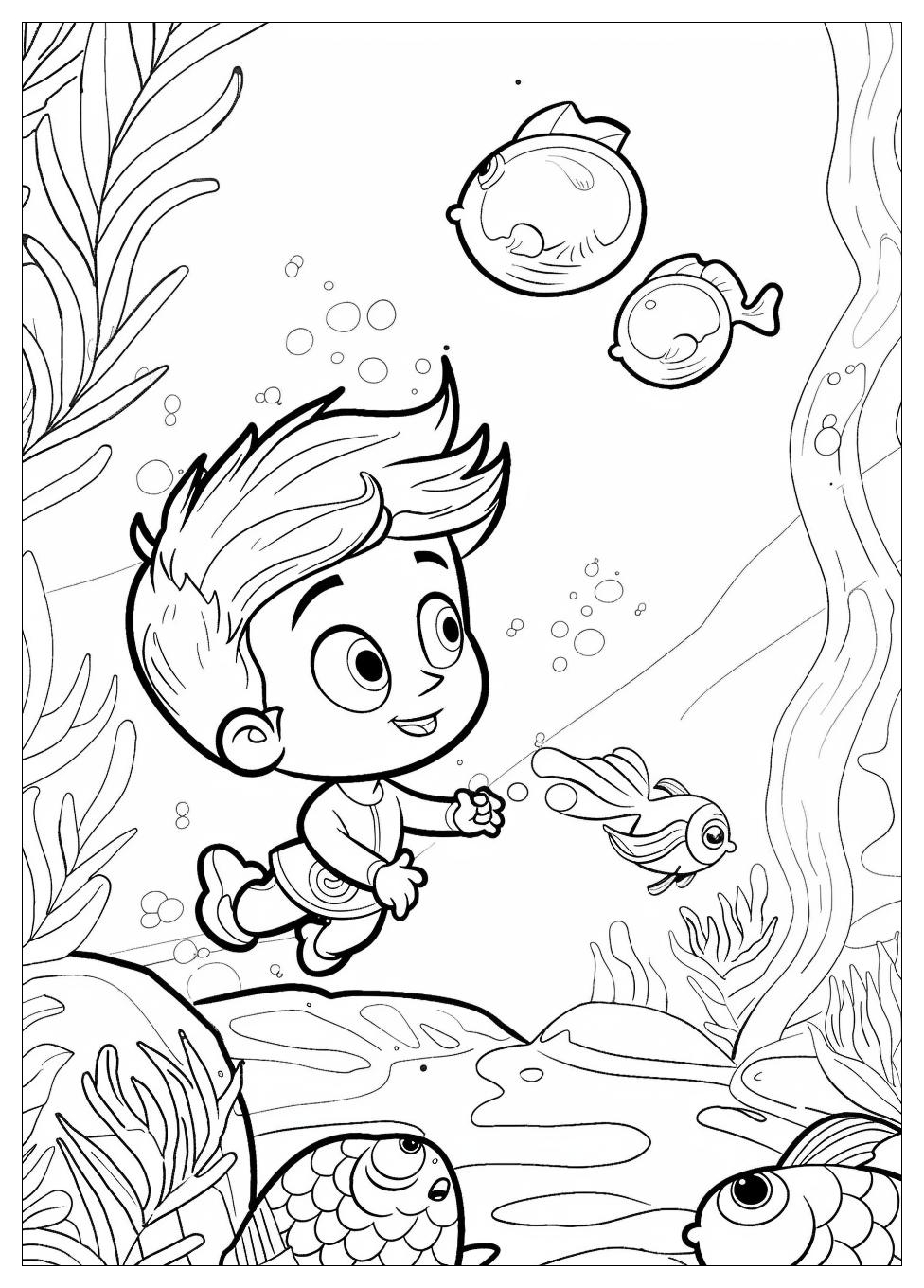 Bubble Guppies Coloring Pages-7