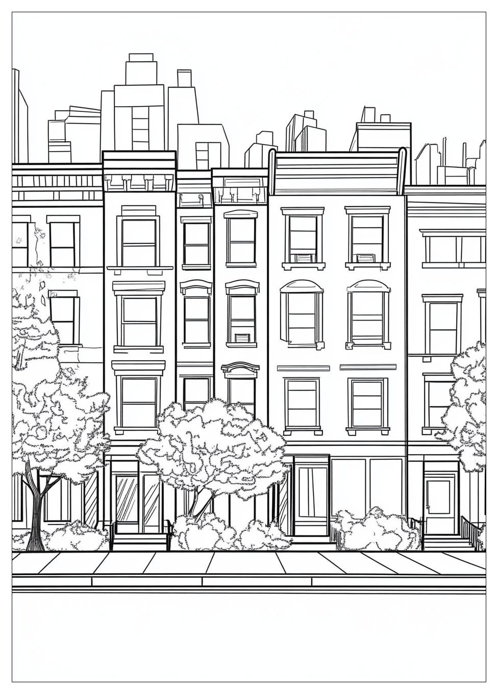 Building Coloring Pages-16