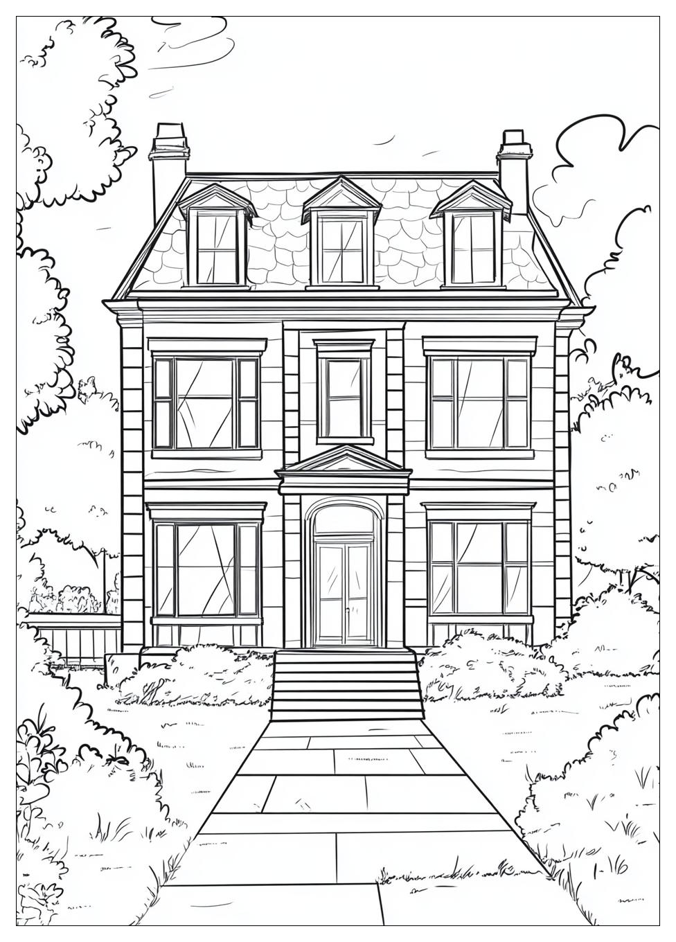 Building Coloring Pages-20
