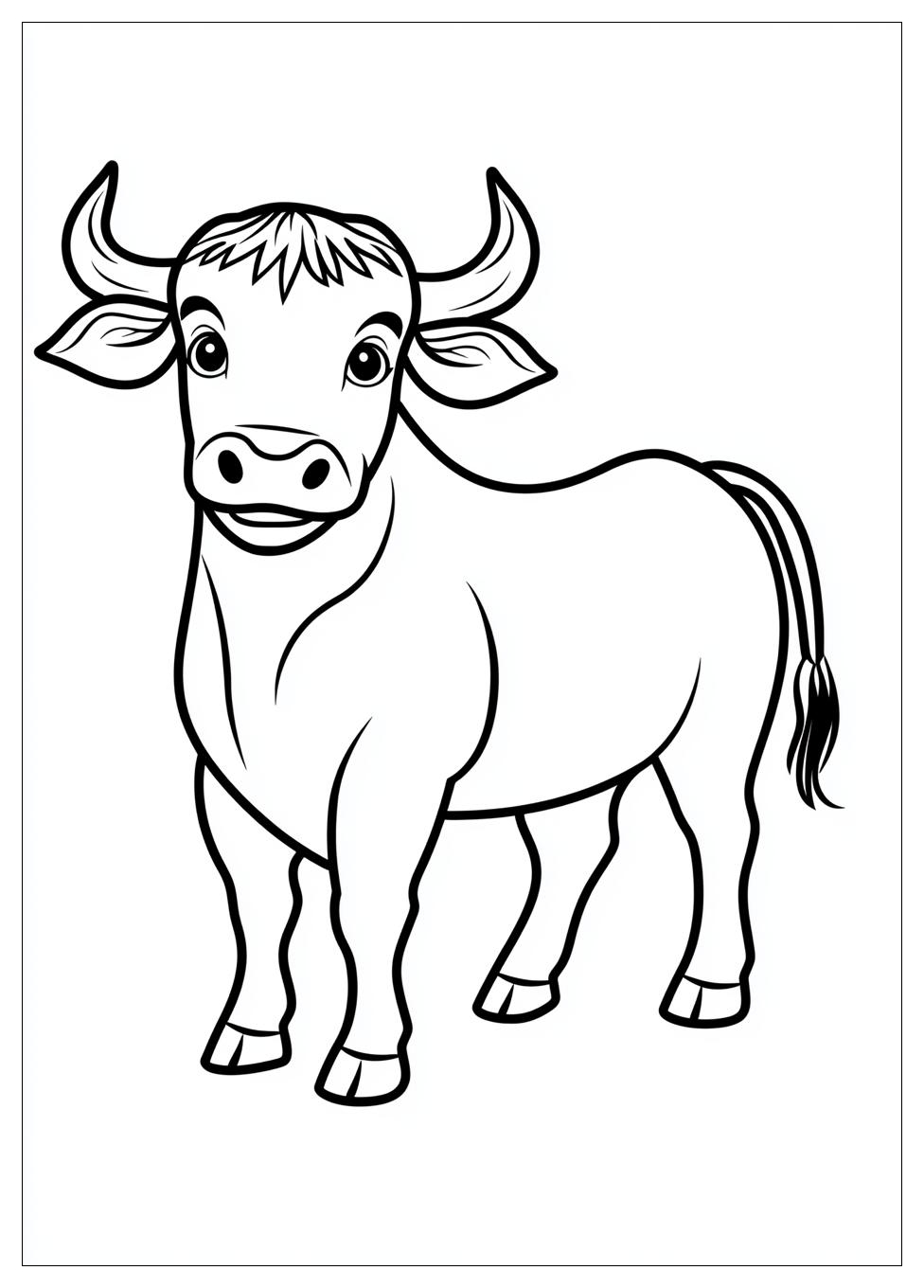 Bull Coloring Pages-2