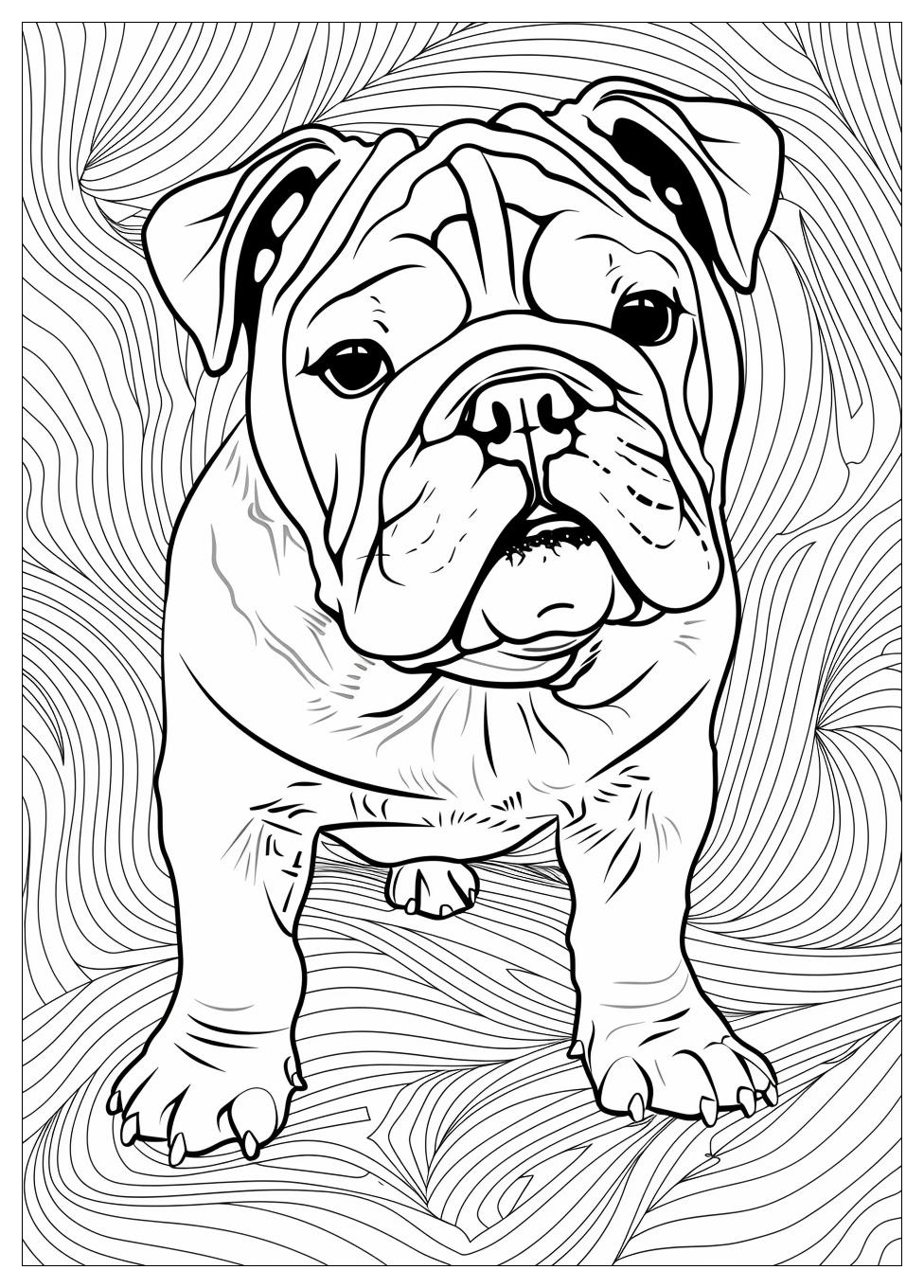 Bulldog Coloring Pages-9