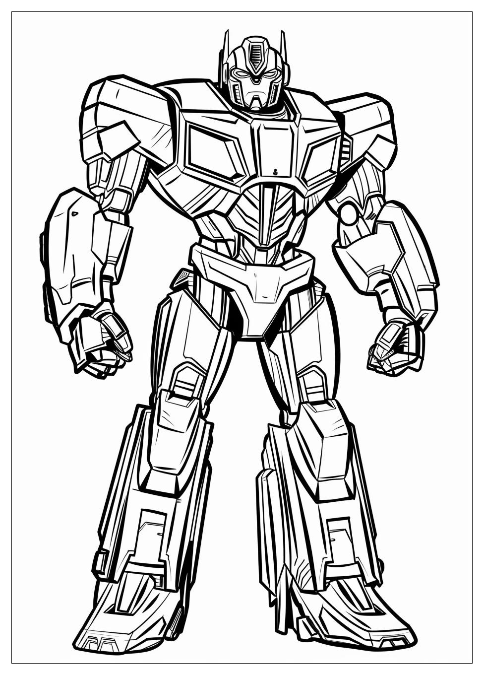 Bumblebee Transformers Coloring Pages-11