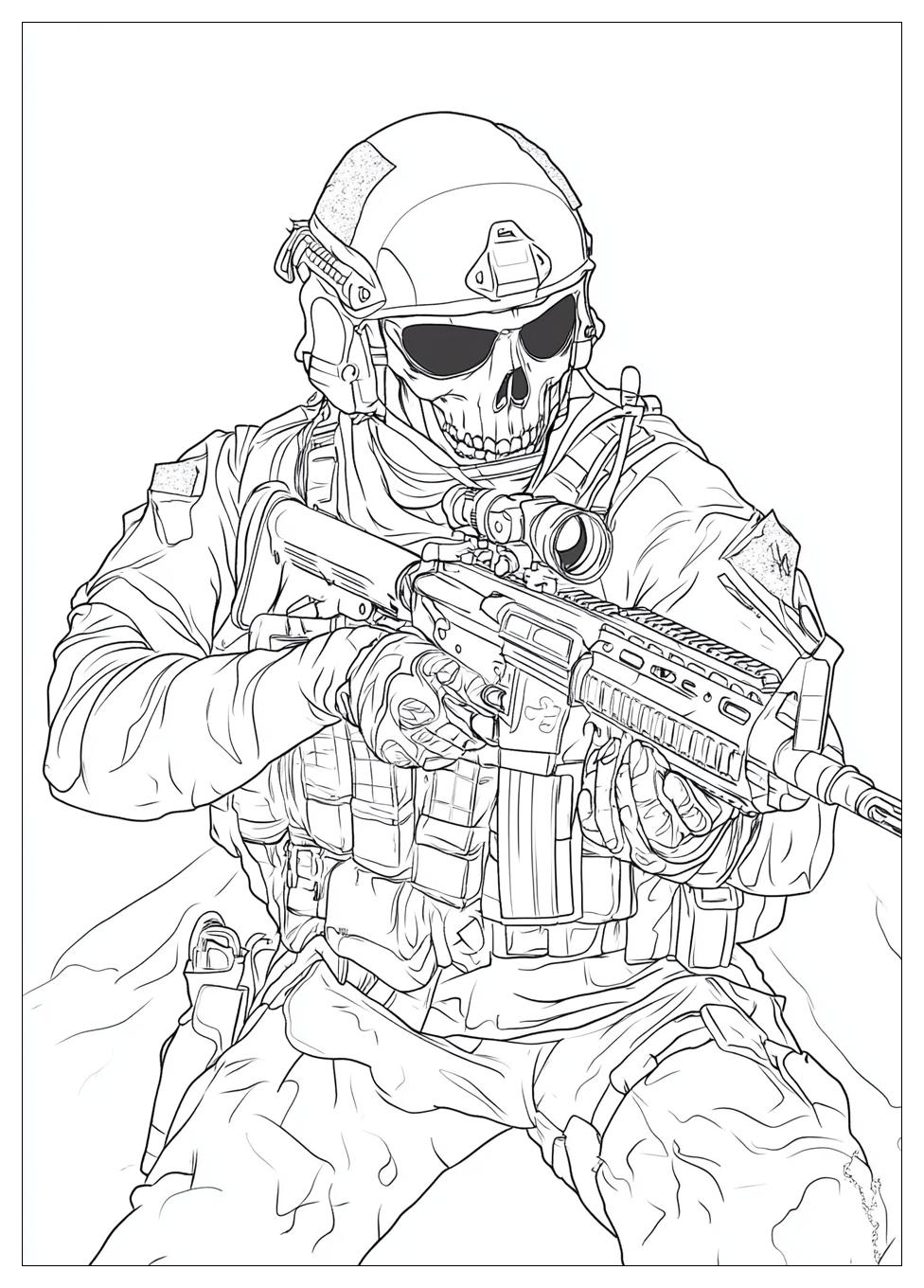 Call Of Duty Coloring Pages-11