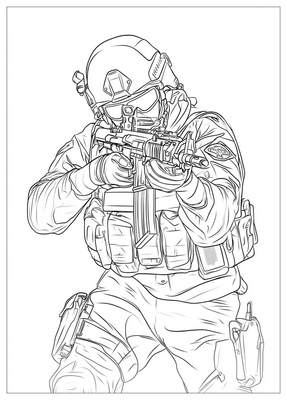 Call Of Duty Coloring Pages-12
