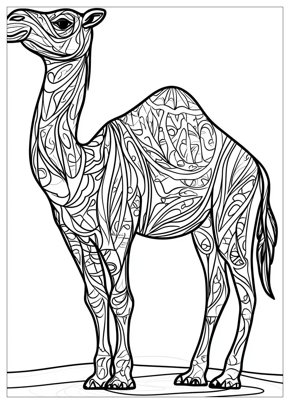 Free Printable Camel Coloring Pages 19 Camel Coloring Pages-19