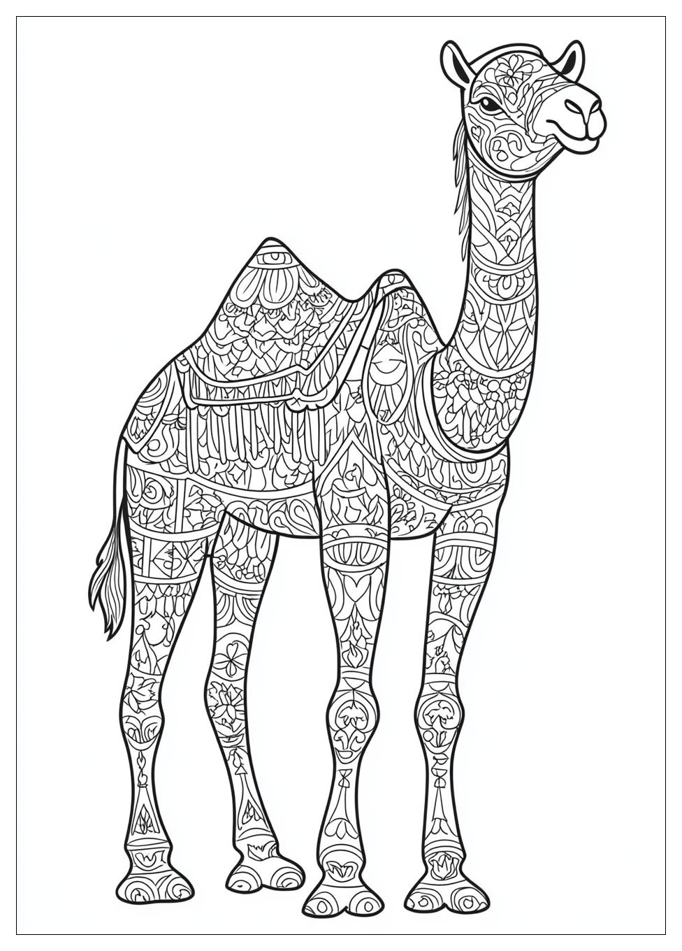 Free Printable Camel Coloring Pages 20 Camel Coloring Pages-20