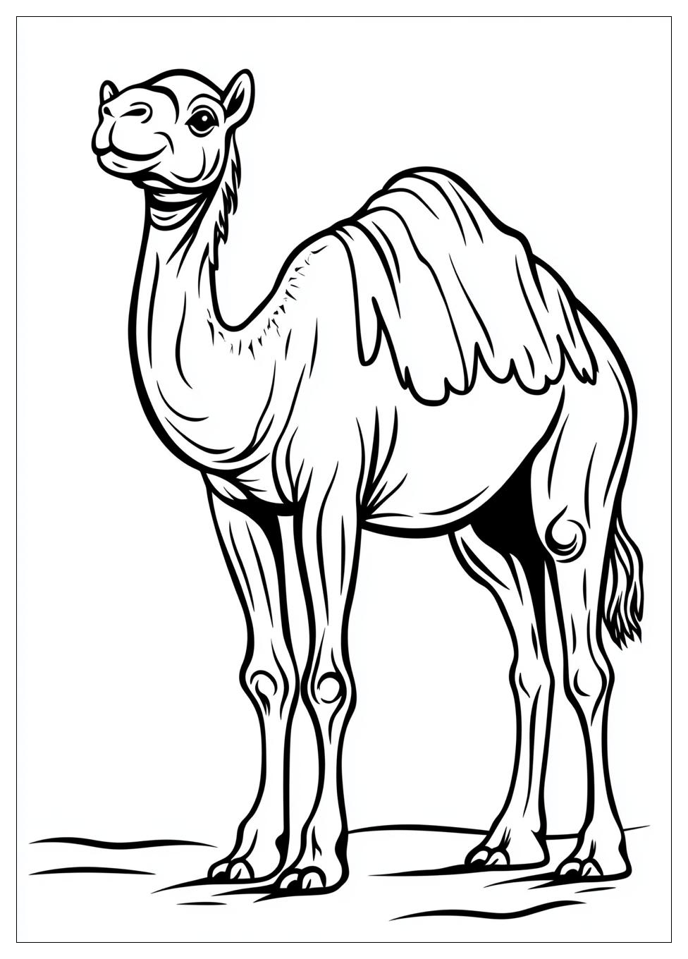 Free Printable Camel Coloring Pages 5 Camel Coloring Pages-5