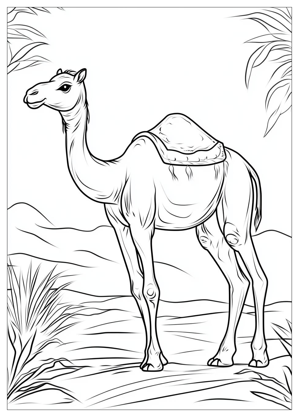 Free Printable Camel Coloring Pages 9 Camel Coloring Pages-9