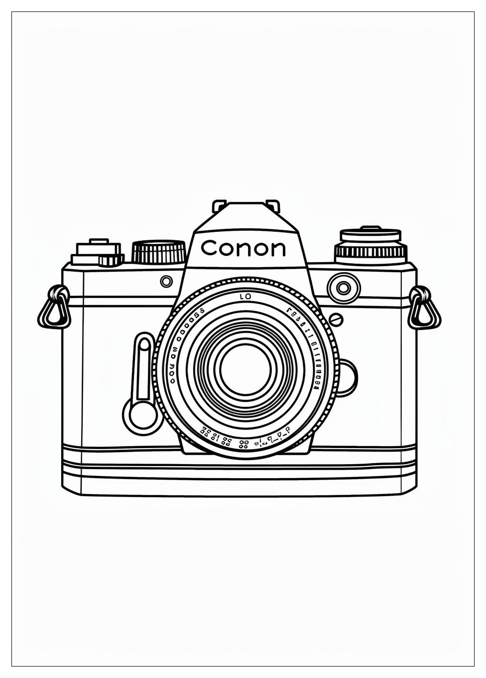 Camera Coloring Pages-11