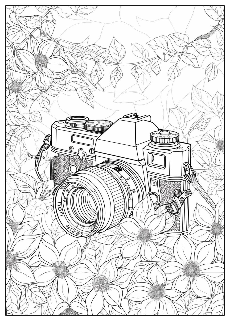 Camera Coloring Pages-13