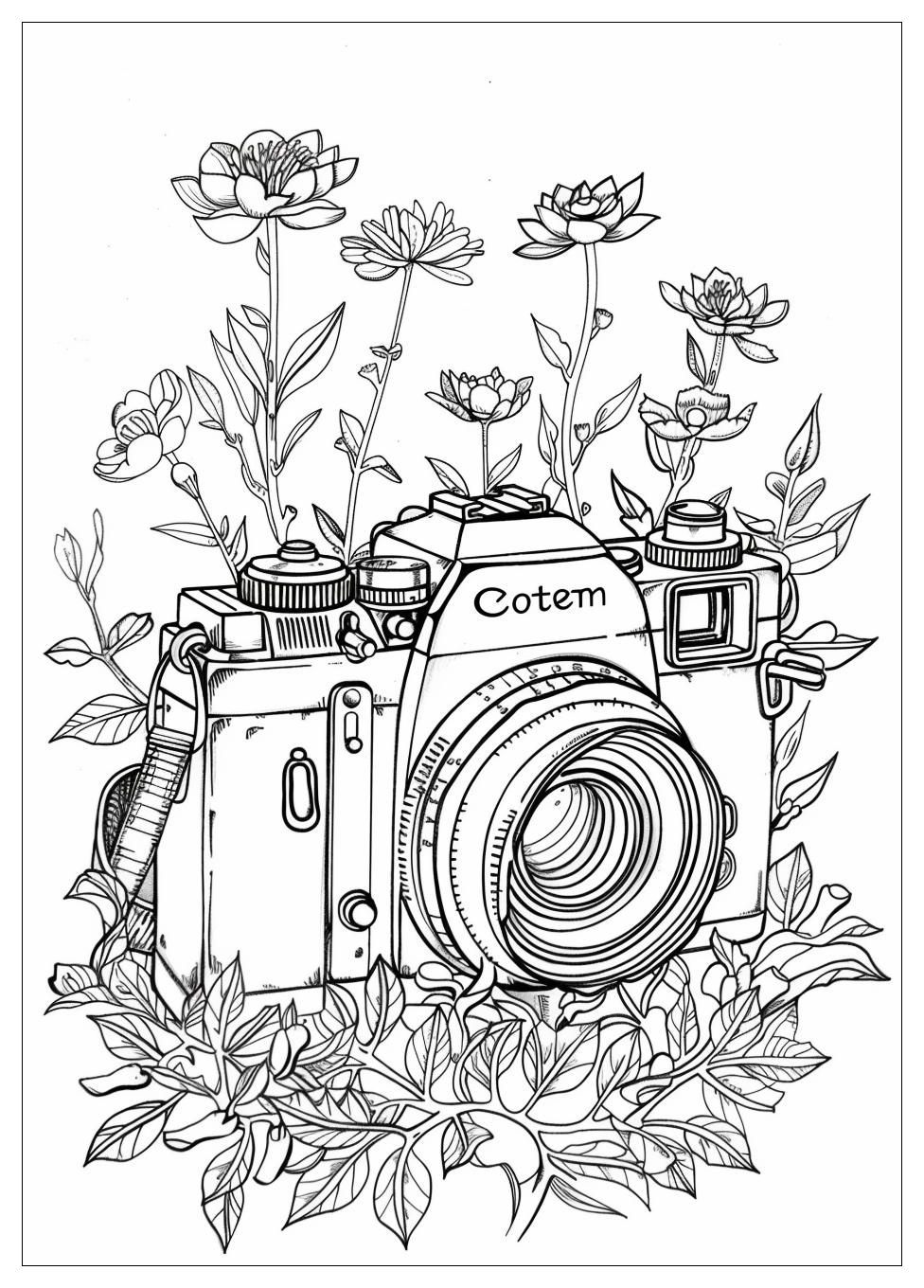 Camera Coloring Pages-16