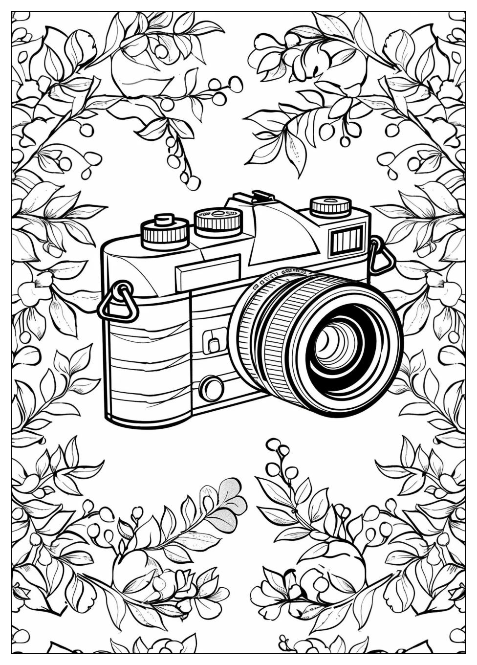 Camera Coloring Pages-19