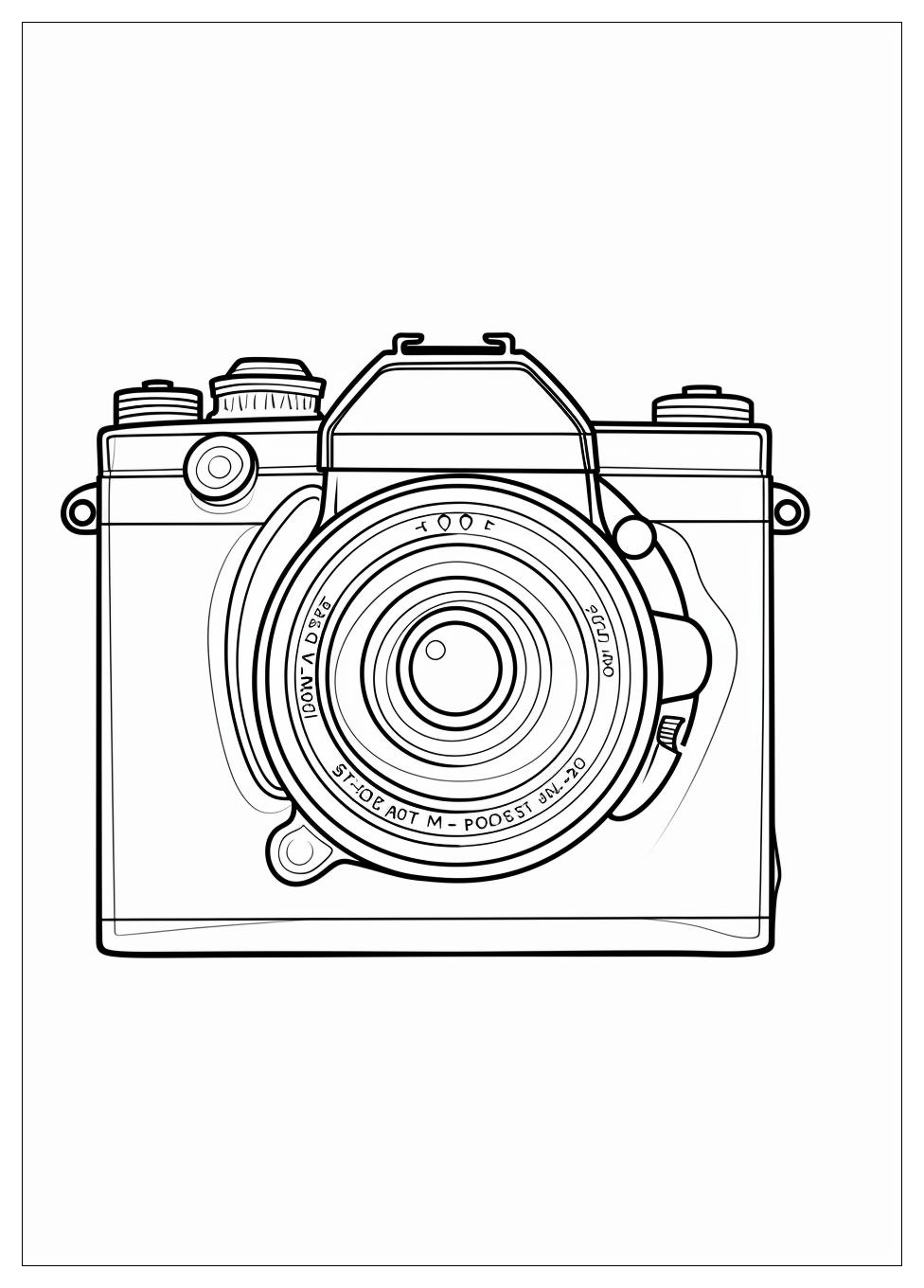 Camera Coloring Pages-3