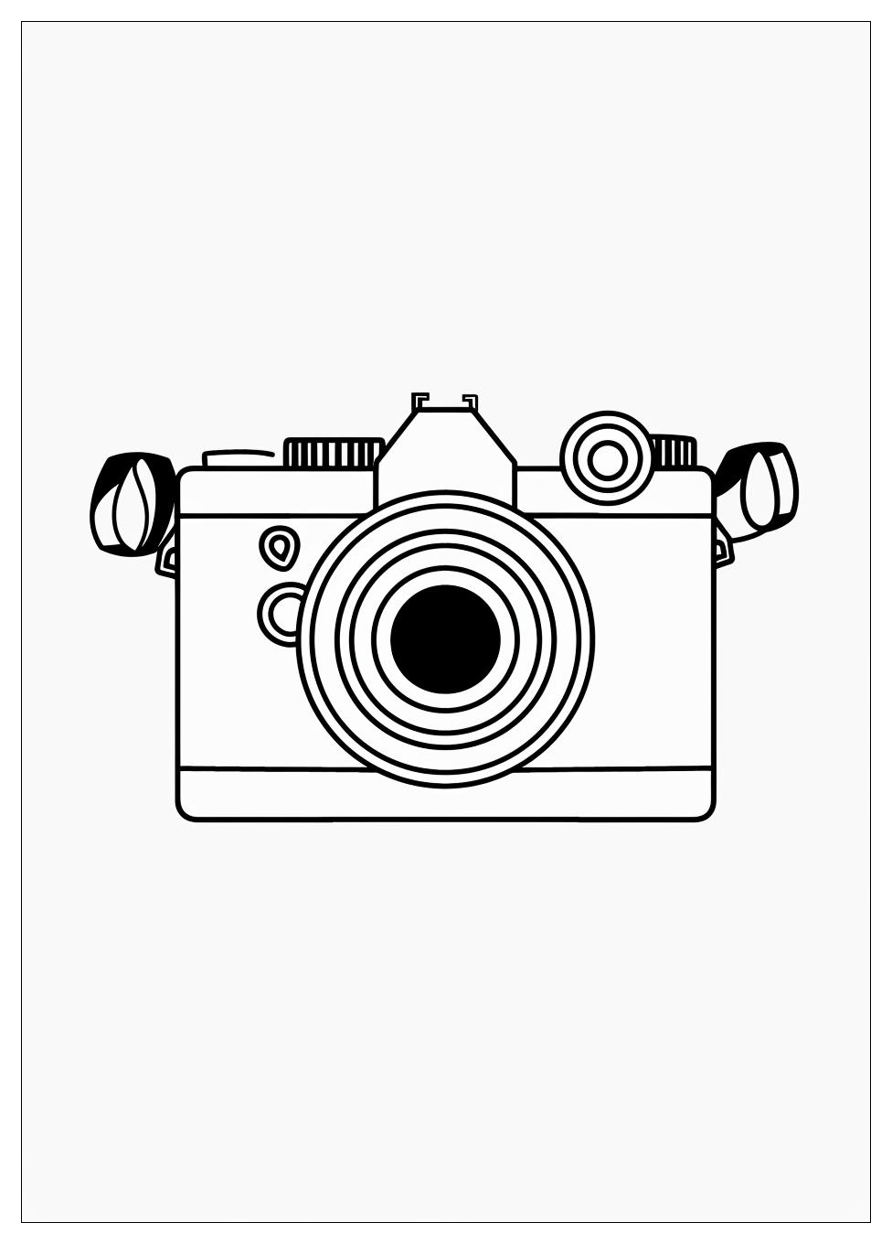 Camera Coloring Pages-9
