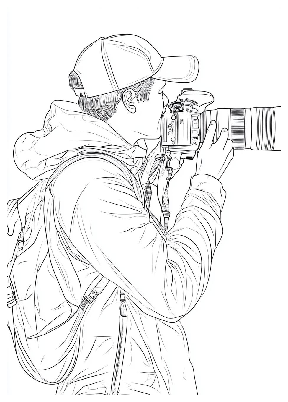 Cameraman Coloring Pages-13