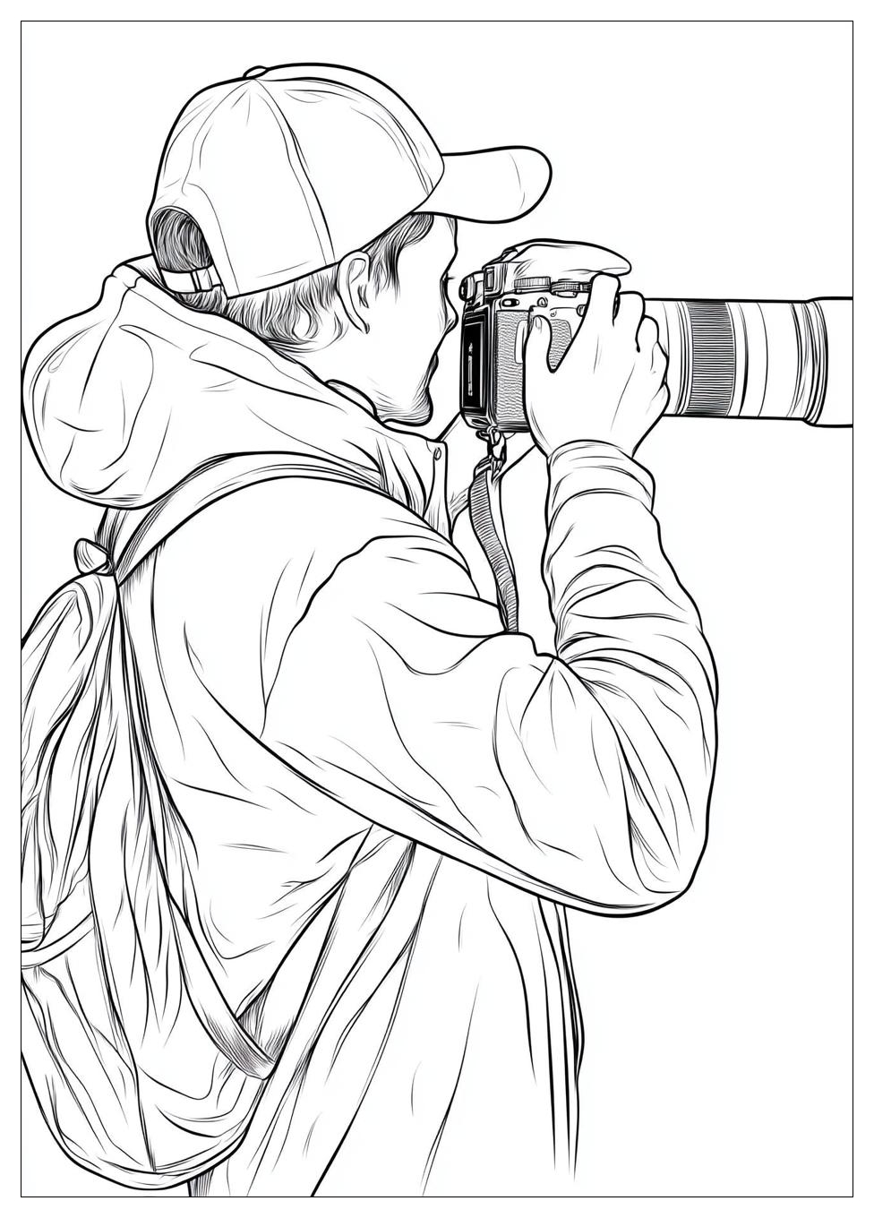 Cameraman Coloring Pages-14