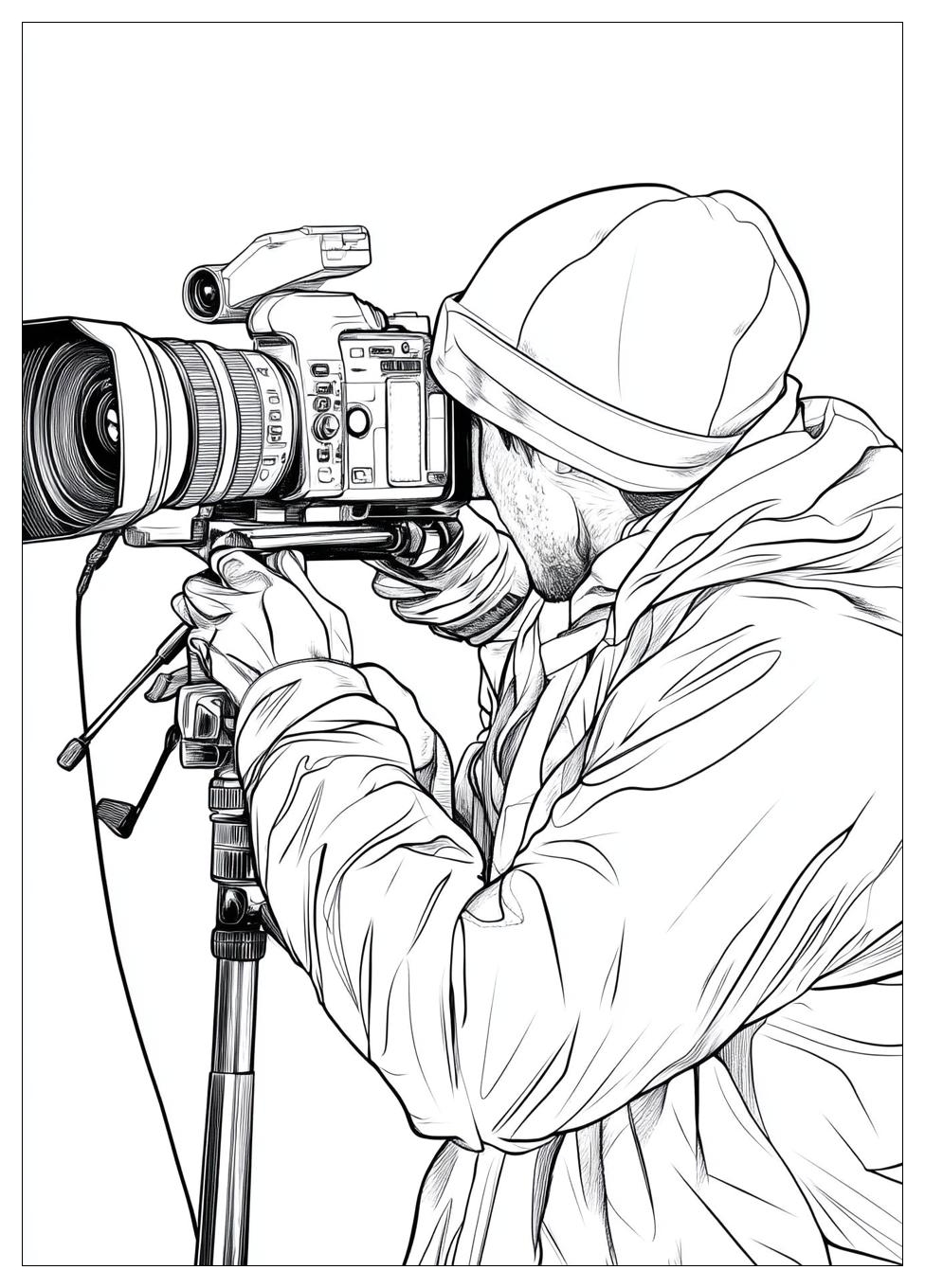Cameraman Coloring Pages-15
