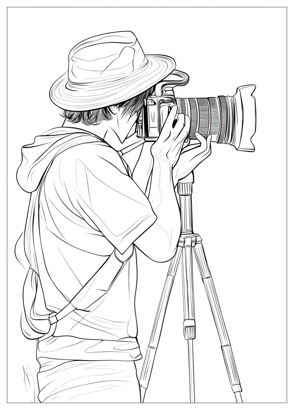 Cameraman Coloring Pages-16