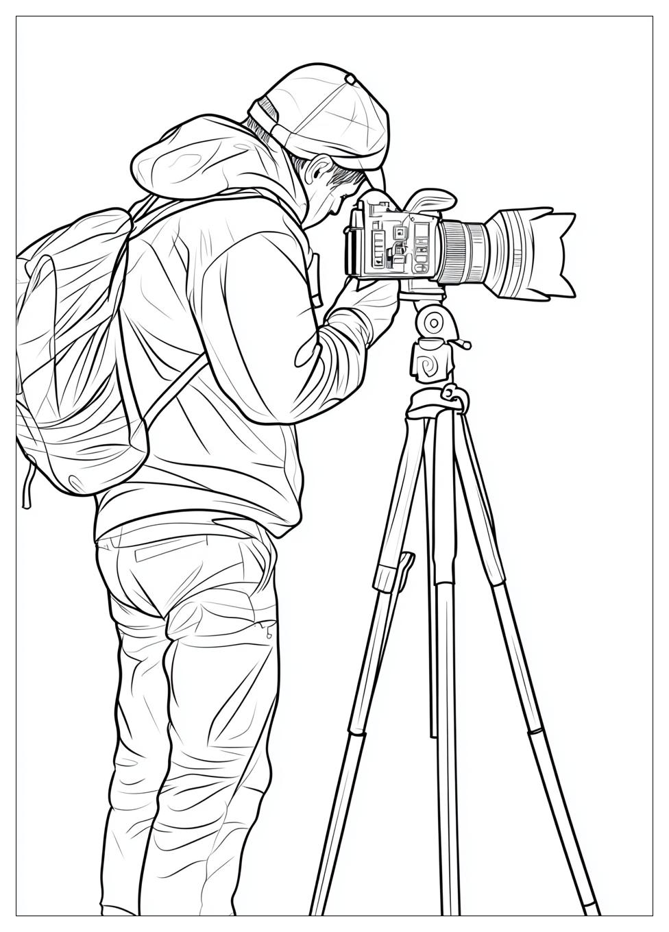 Cameraman Coloring Pages-18