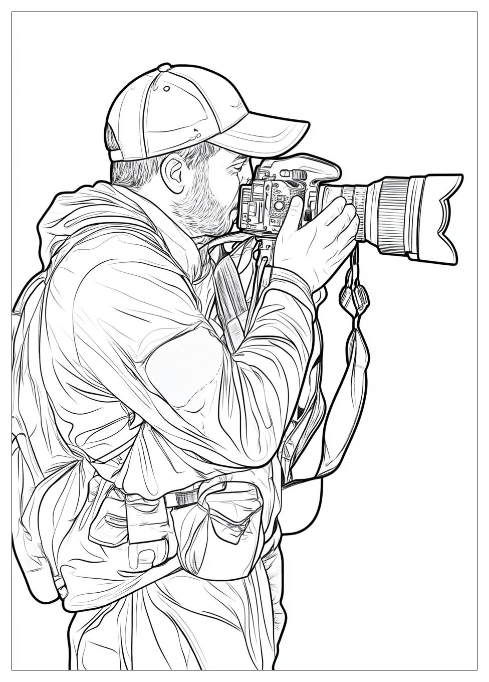 Cameraman Coloring Pages-19