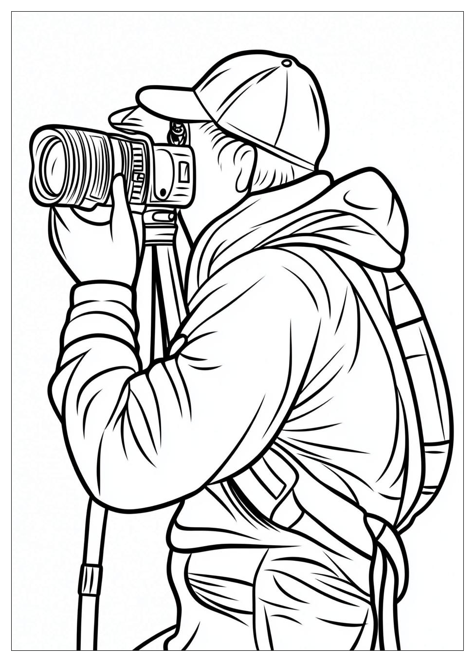 Cameraman Coloring Pages-2