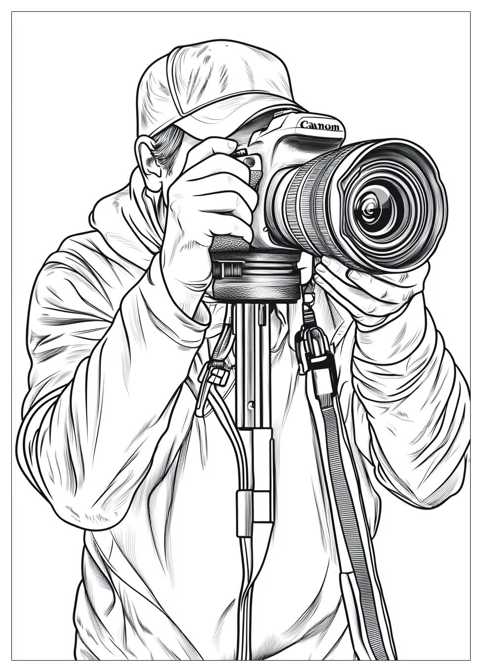 Cameraman Coloring Pages-20