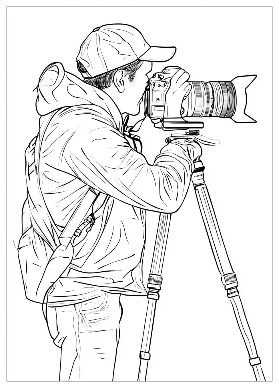 Cameraman Coloring Pages-3