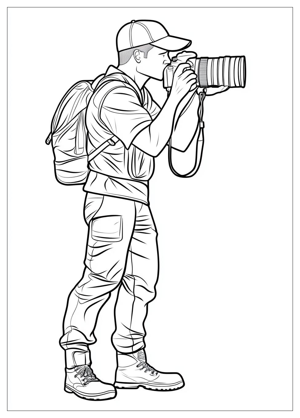 Cameraman Coloring Pages-7