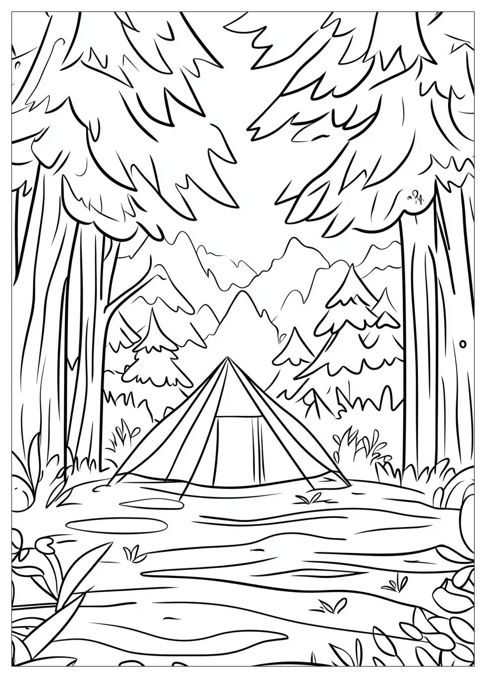 Camping Coloring Pages-12