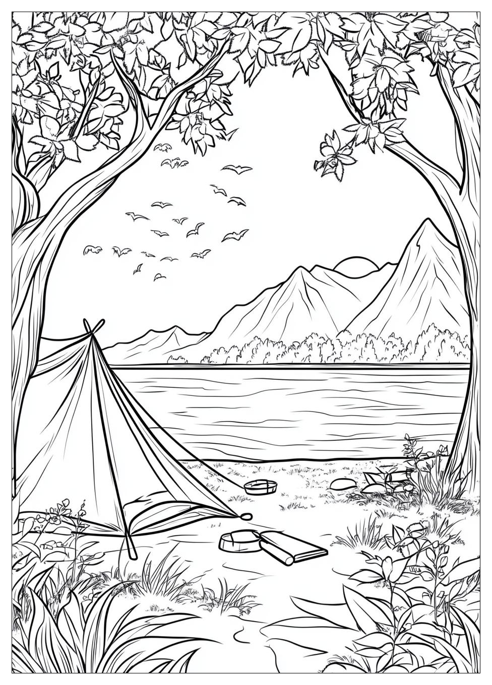Camping Coloring Pages-14