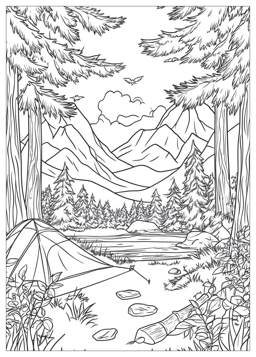 Camping Coloring Pages-15