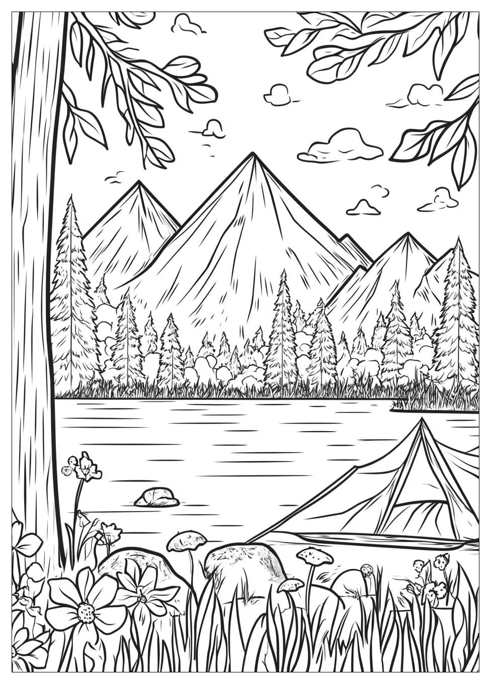 Camping Coloring Pages-17