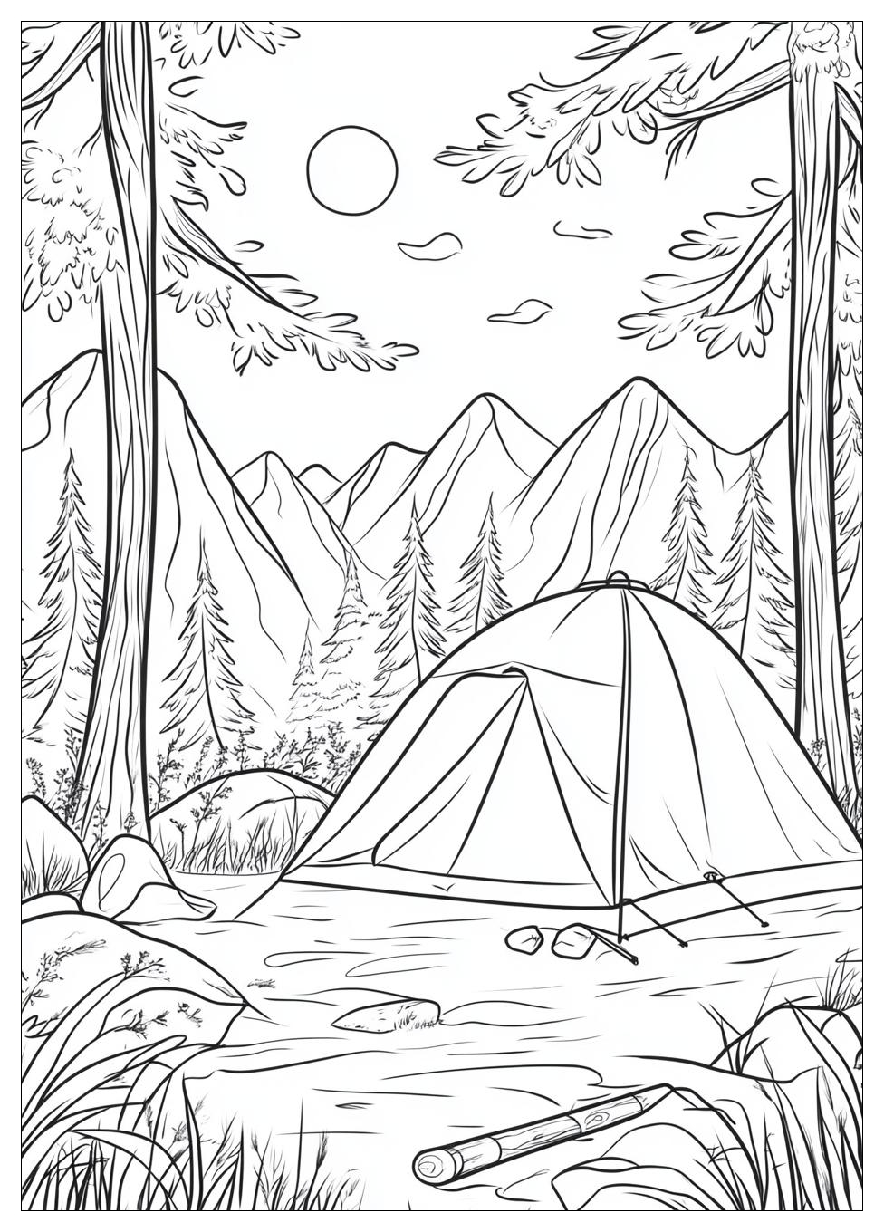 Camping Coloring Pages-2