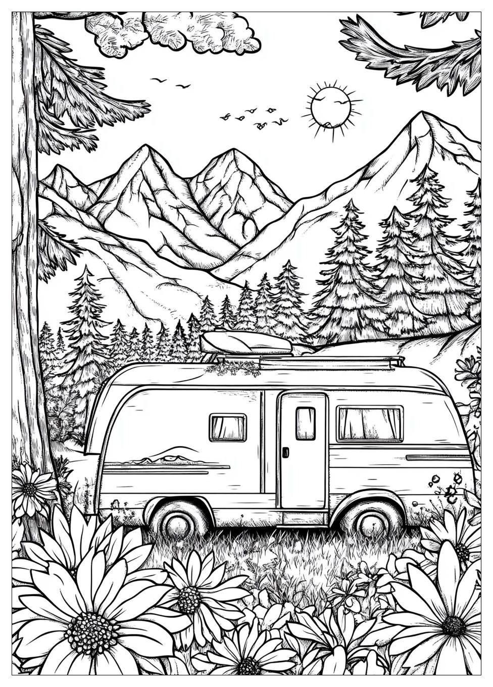 Camping Coloring Pages-20