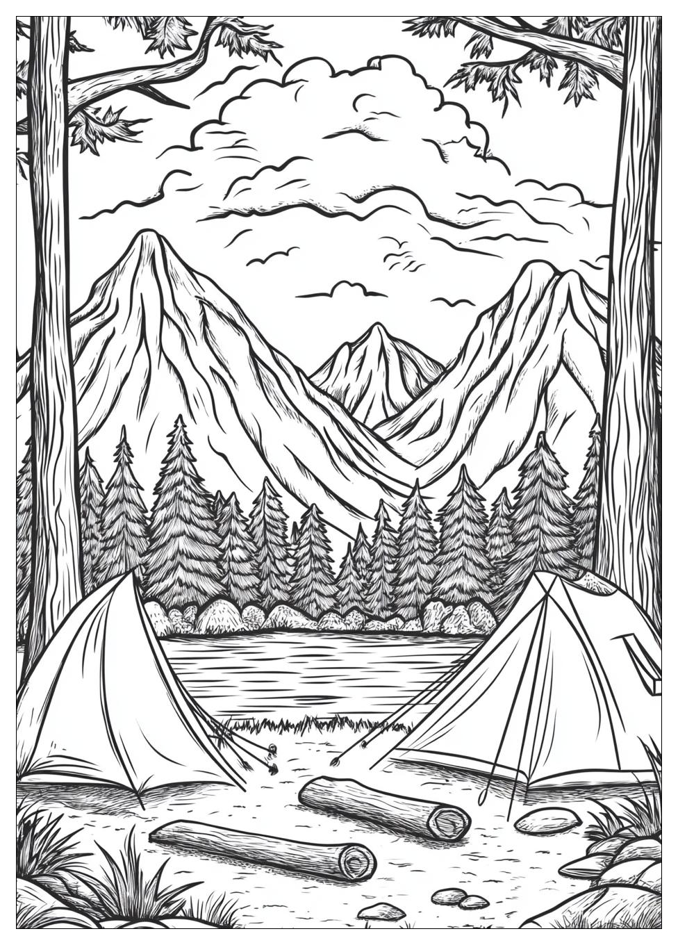 Camping Coloring Pages-3