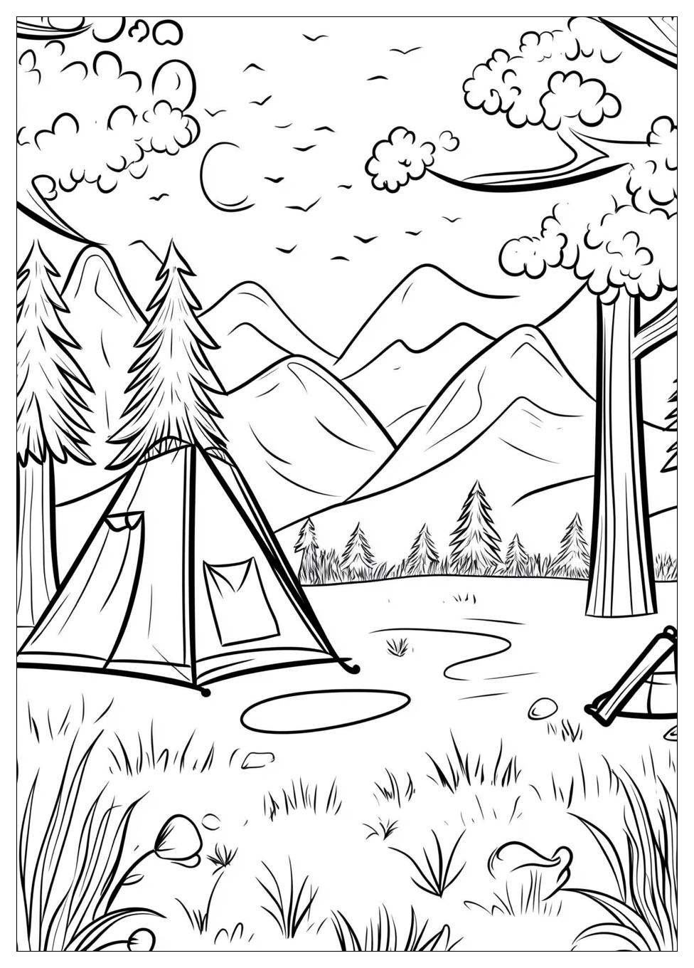 Camping Coloring Pages-4
