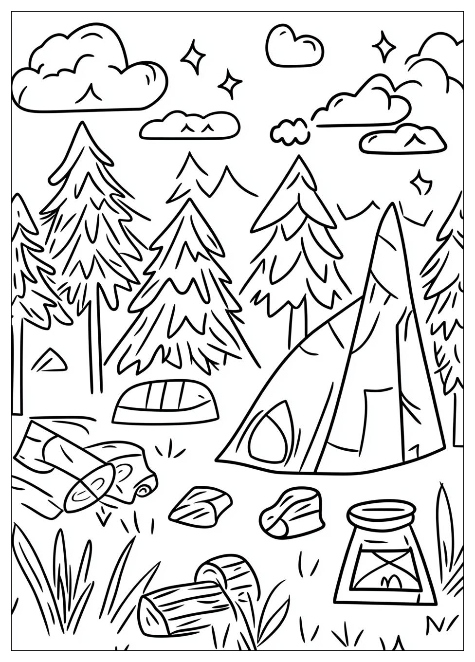 Camping Coloring Pages-6