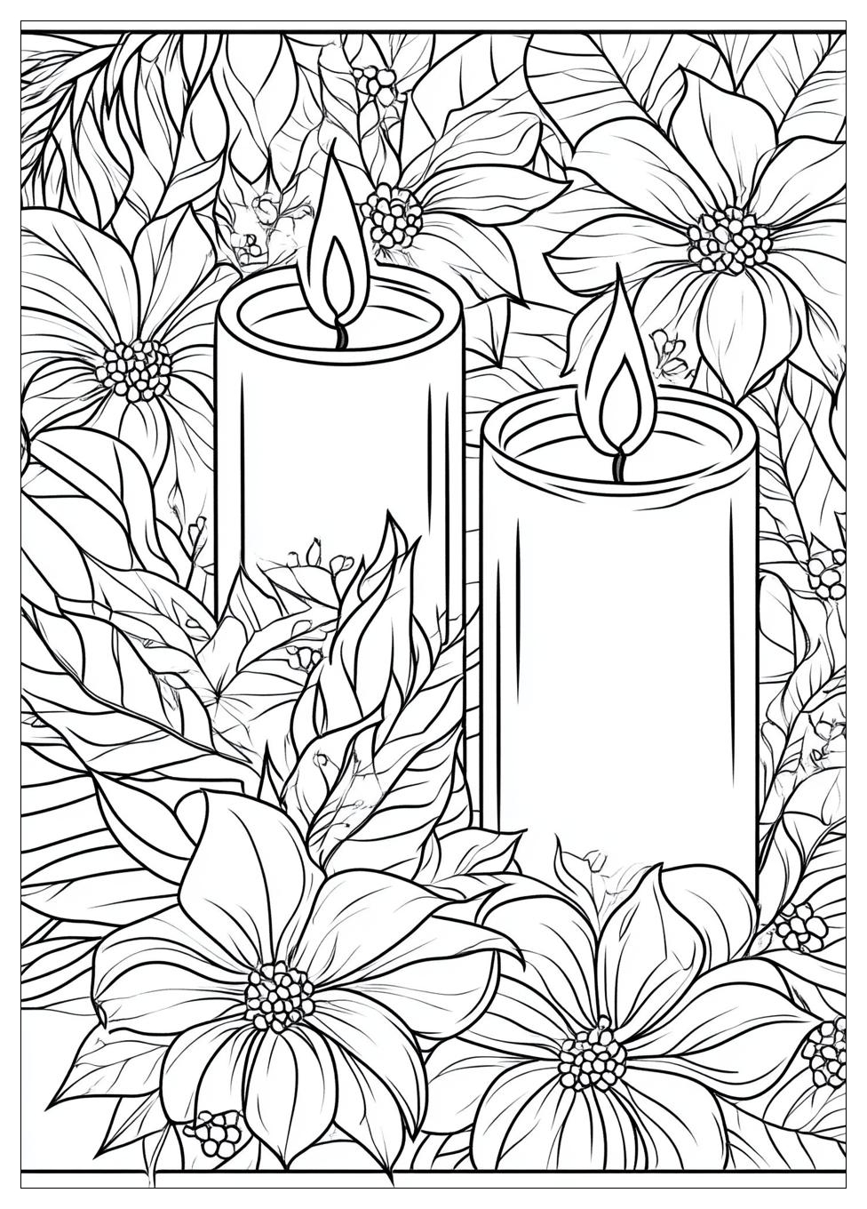 Candle Coloring Pages-20
