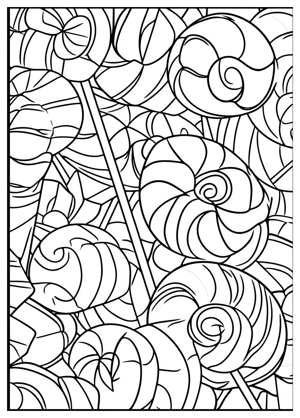 Candy Coloring Pages-1