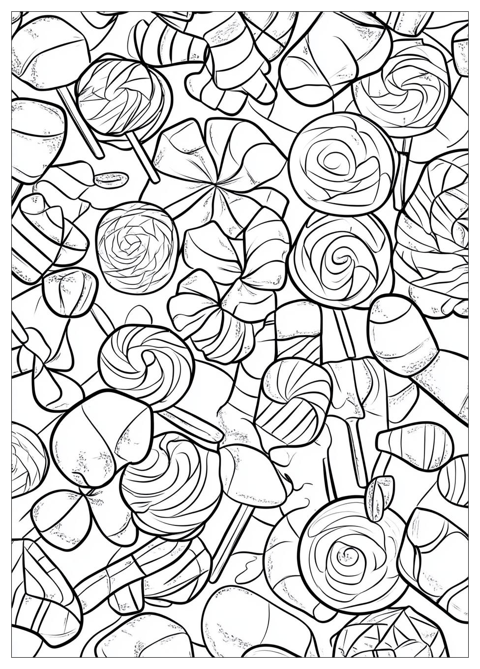 Candy Coloring Pages-14