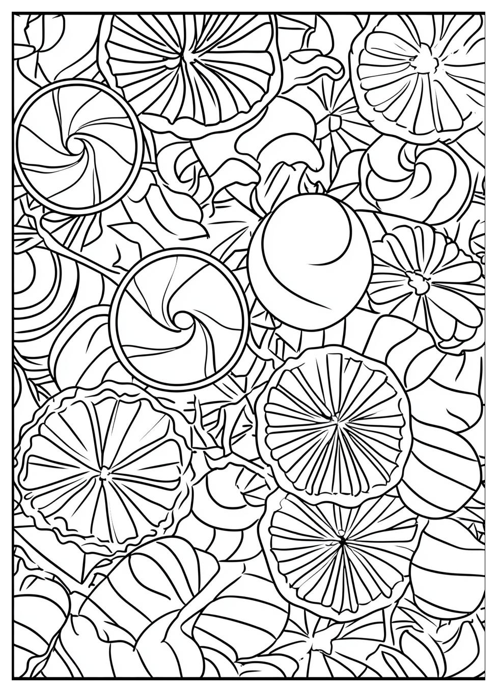Candy Coloring Pages-7