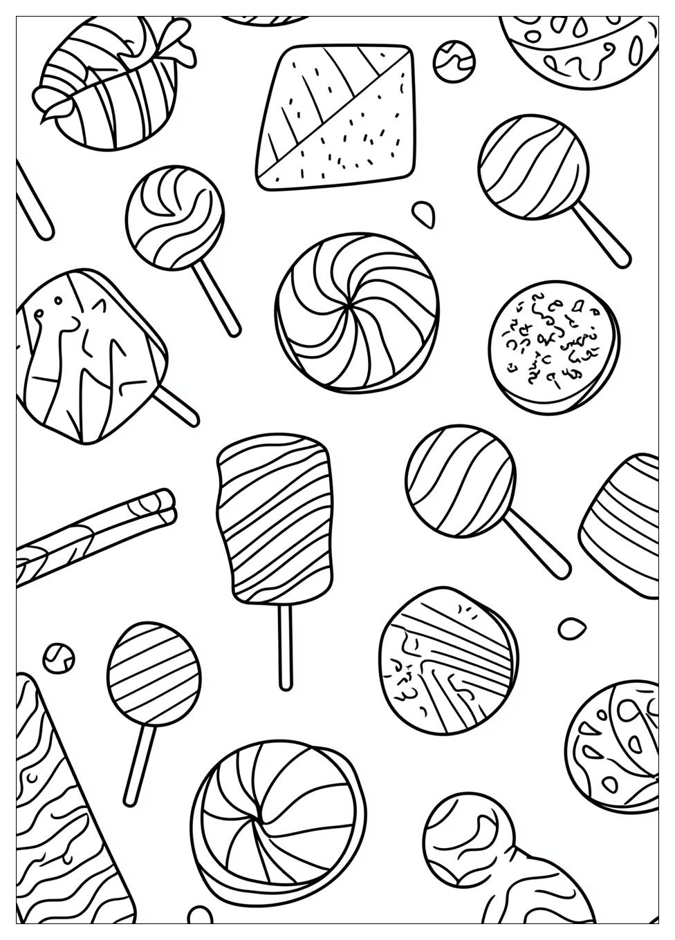 Candy Coloring Pages-8