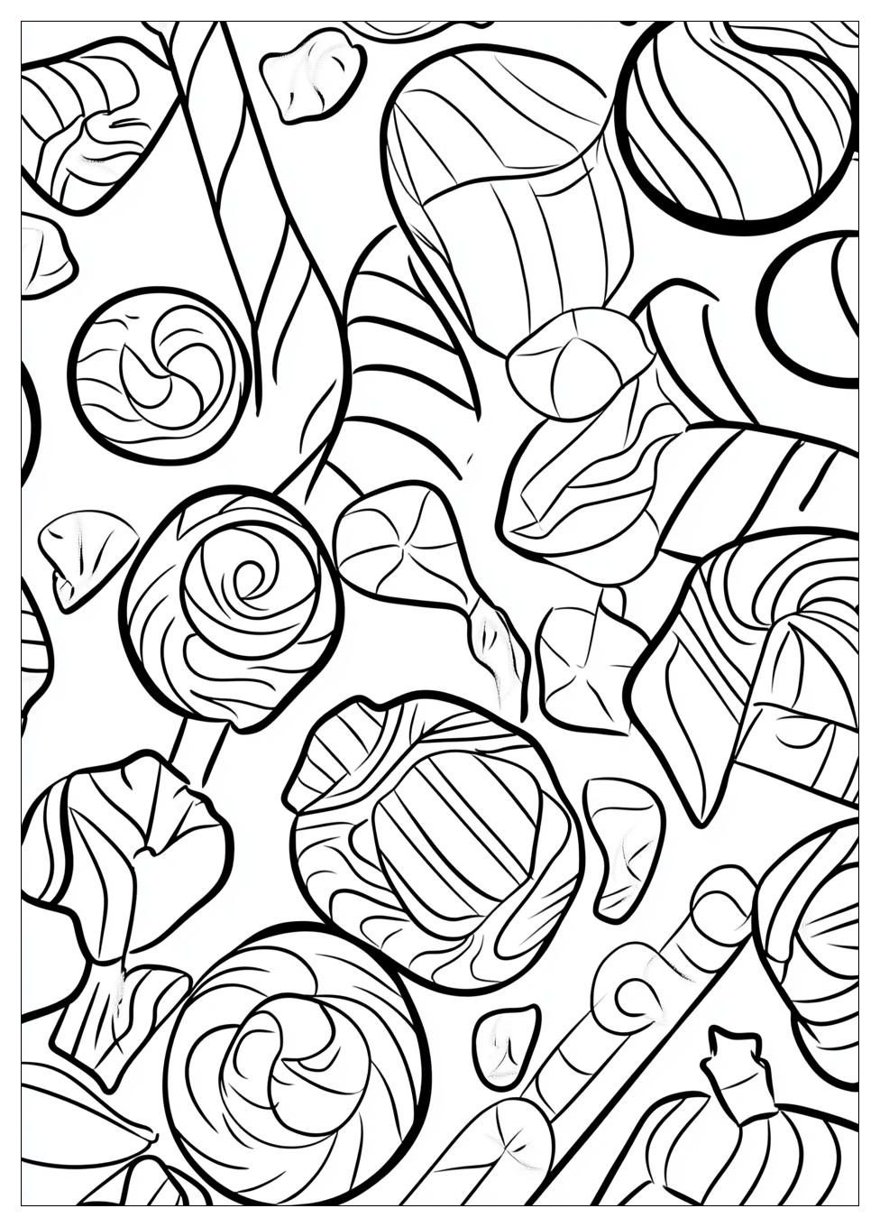 Candy Coloring Pages-9