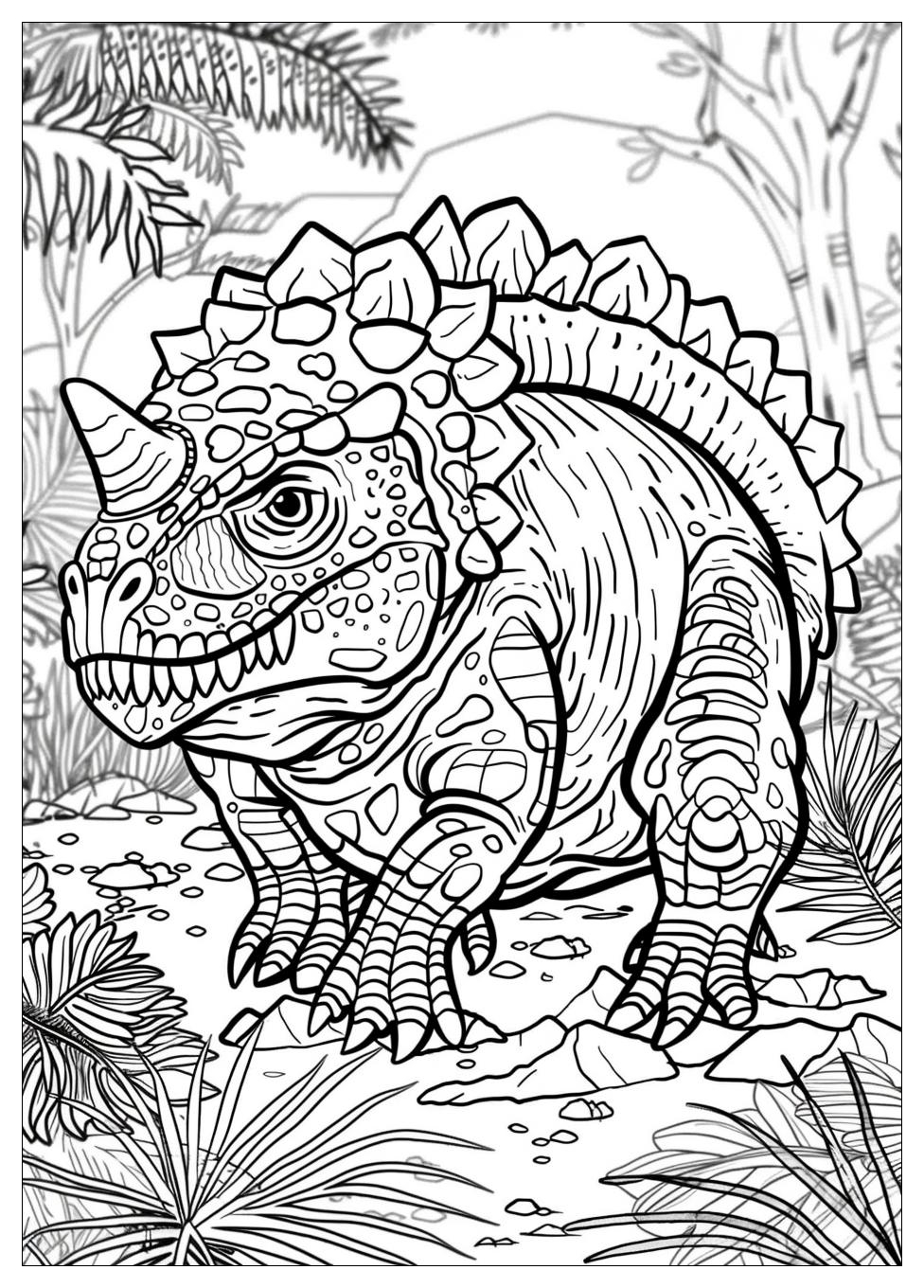 Carnotaurus Coloring Pages-1