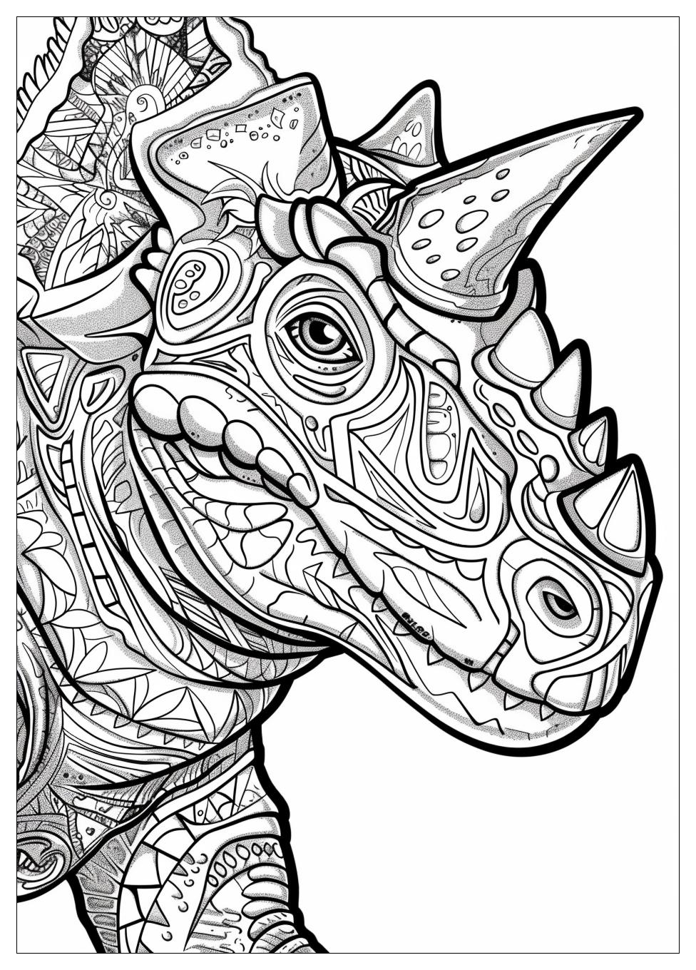 Carnotaurus Coloring Pages-11